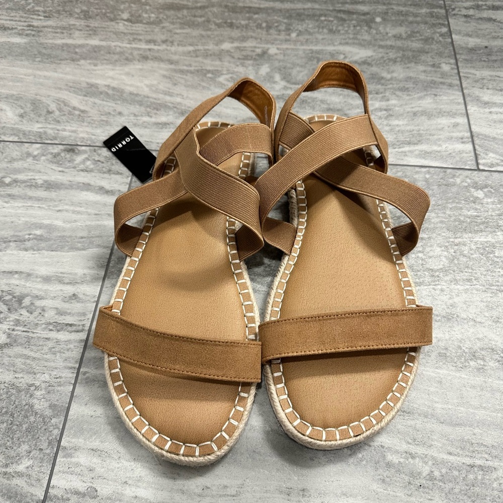 Torrid Stretch Band Espadrille Gladiator Sandals